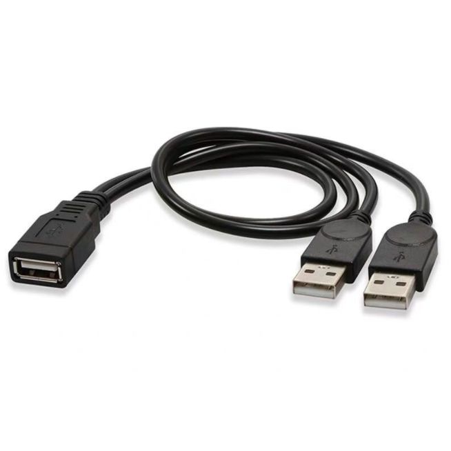 USB 2.0 2-in-1 Extended Kabel Data USB